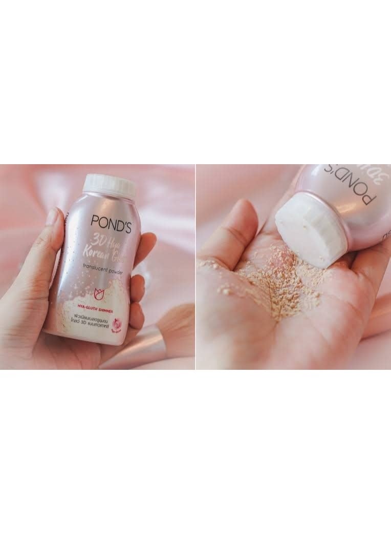 POND's 3D Hya Korean Glow Translucent Powder 50G, - Image 3